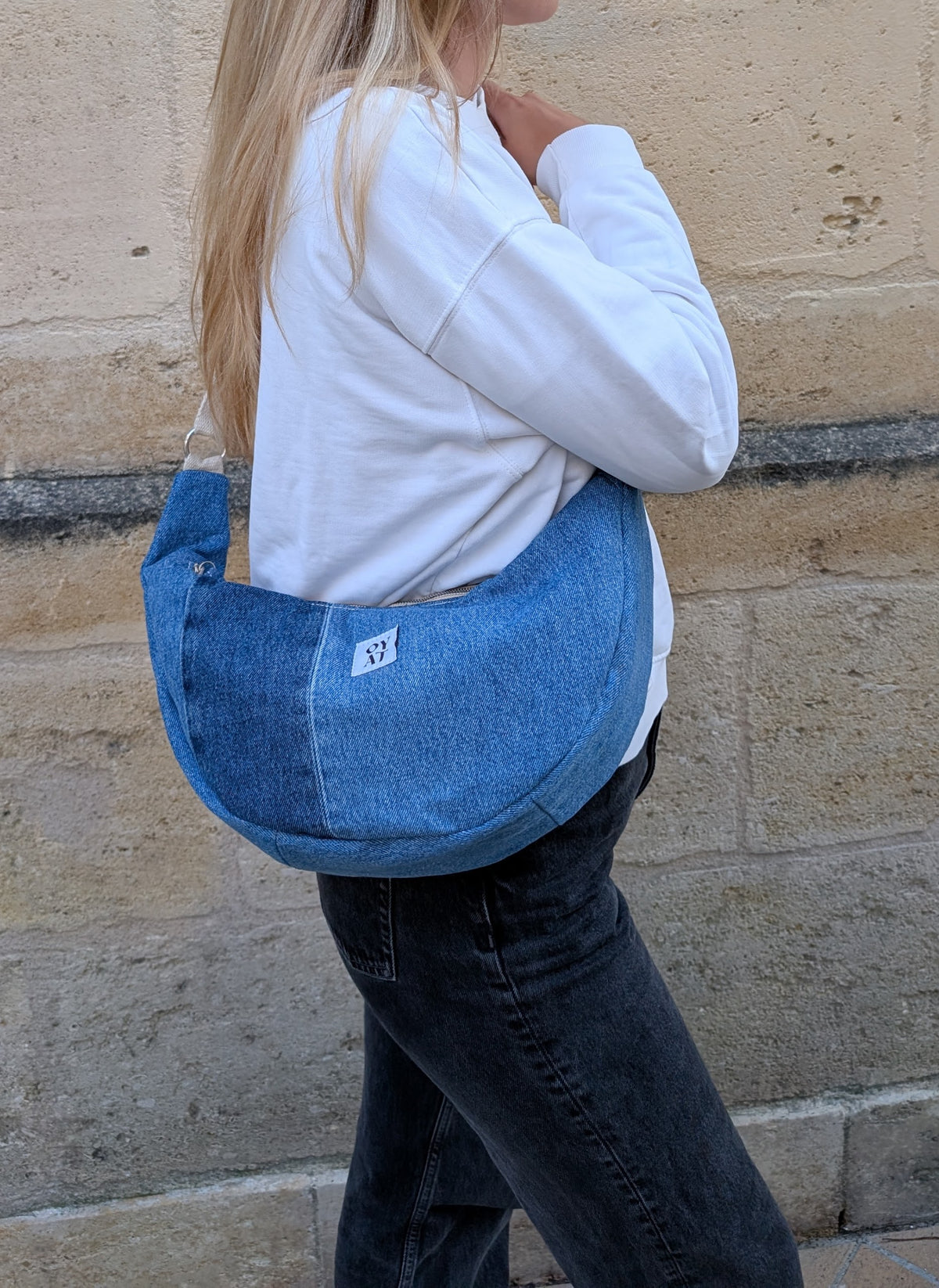 Crossbag denim bleu