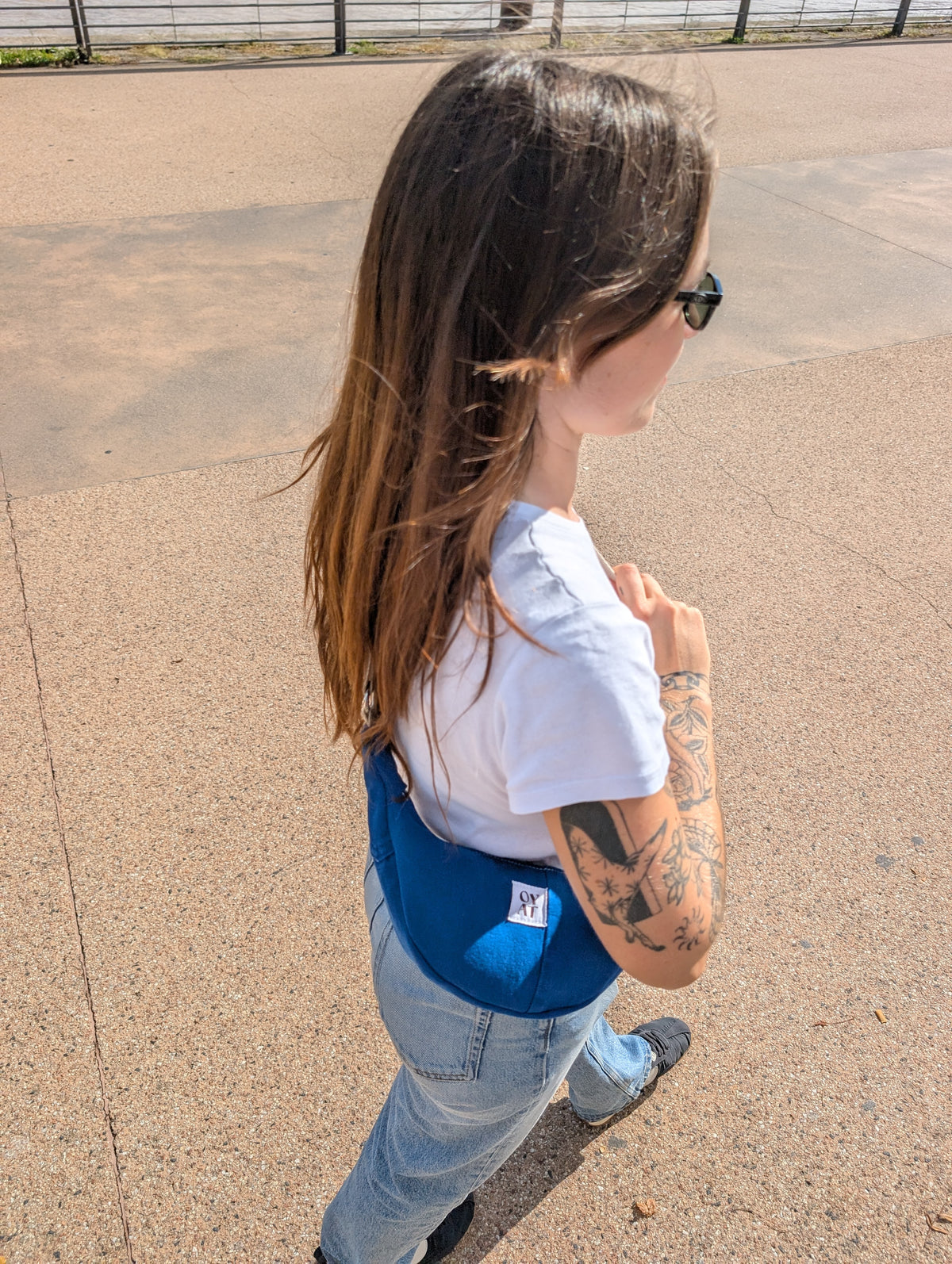 Mini crossbag Bleu