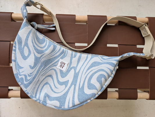 Crossbag denim vagues