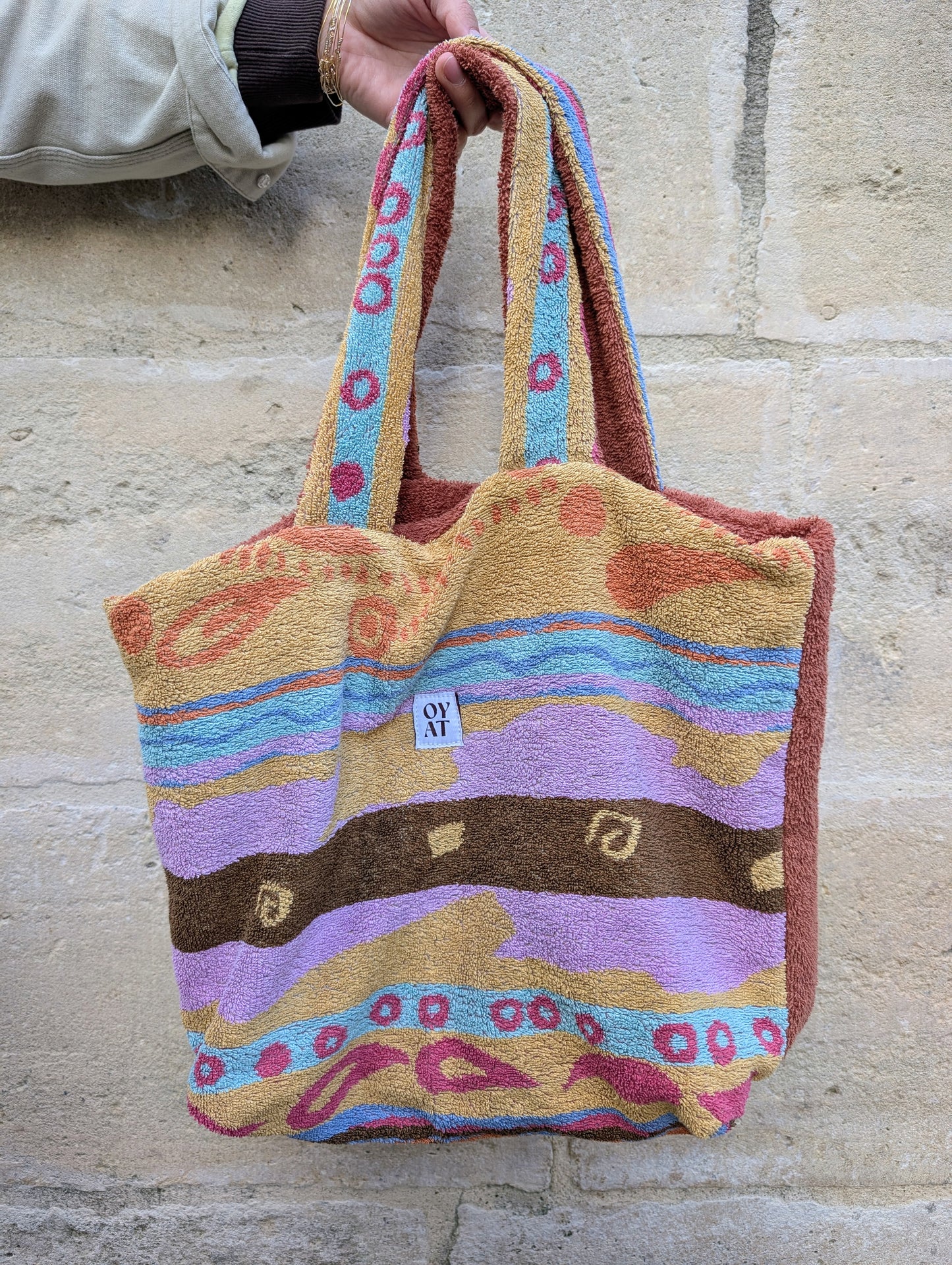 Cabas éponge vintage