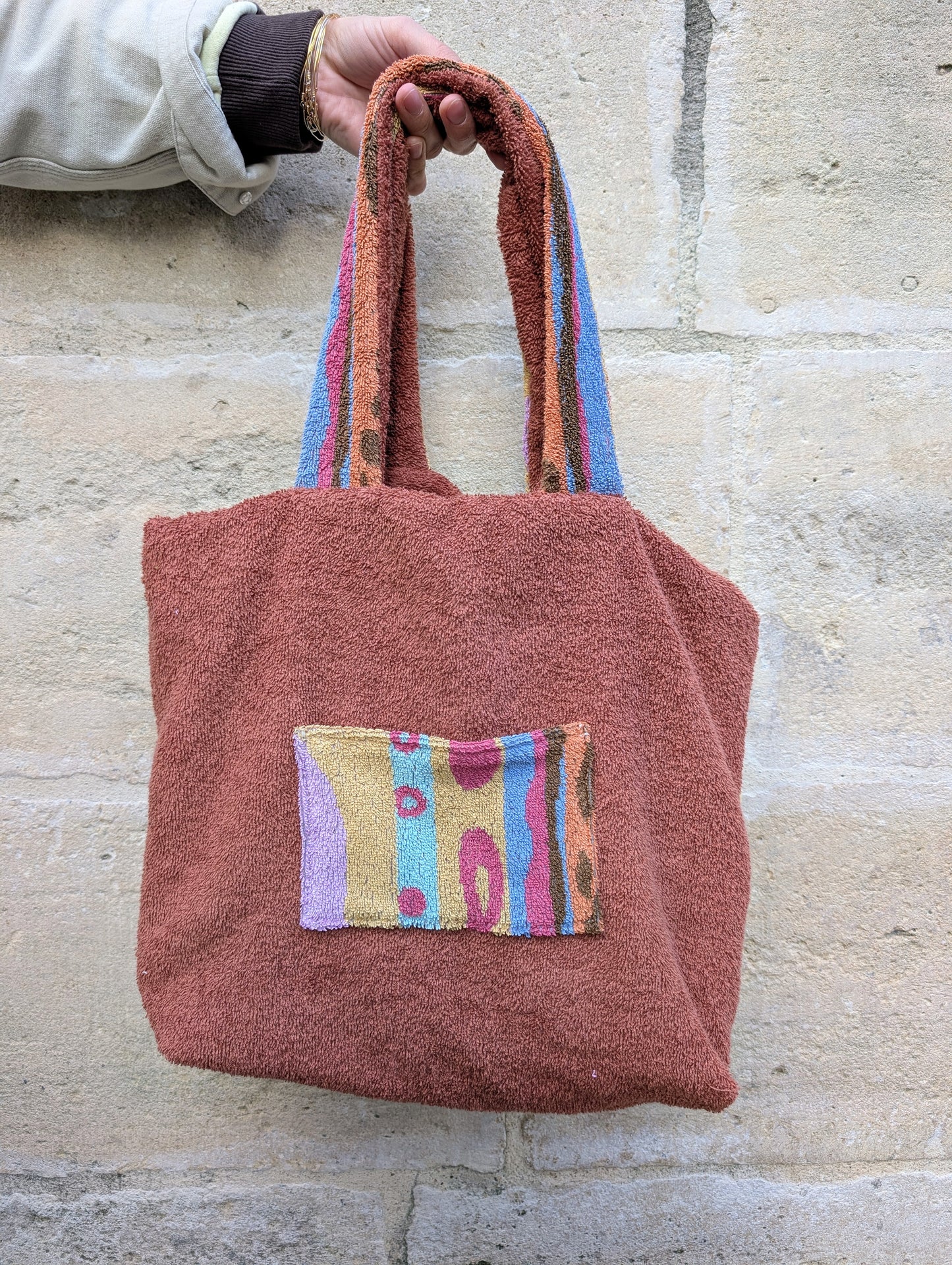 Cabas éponge vintage