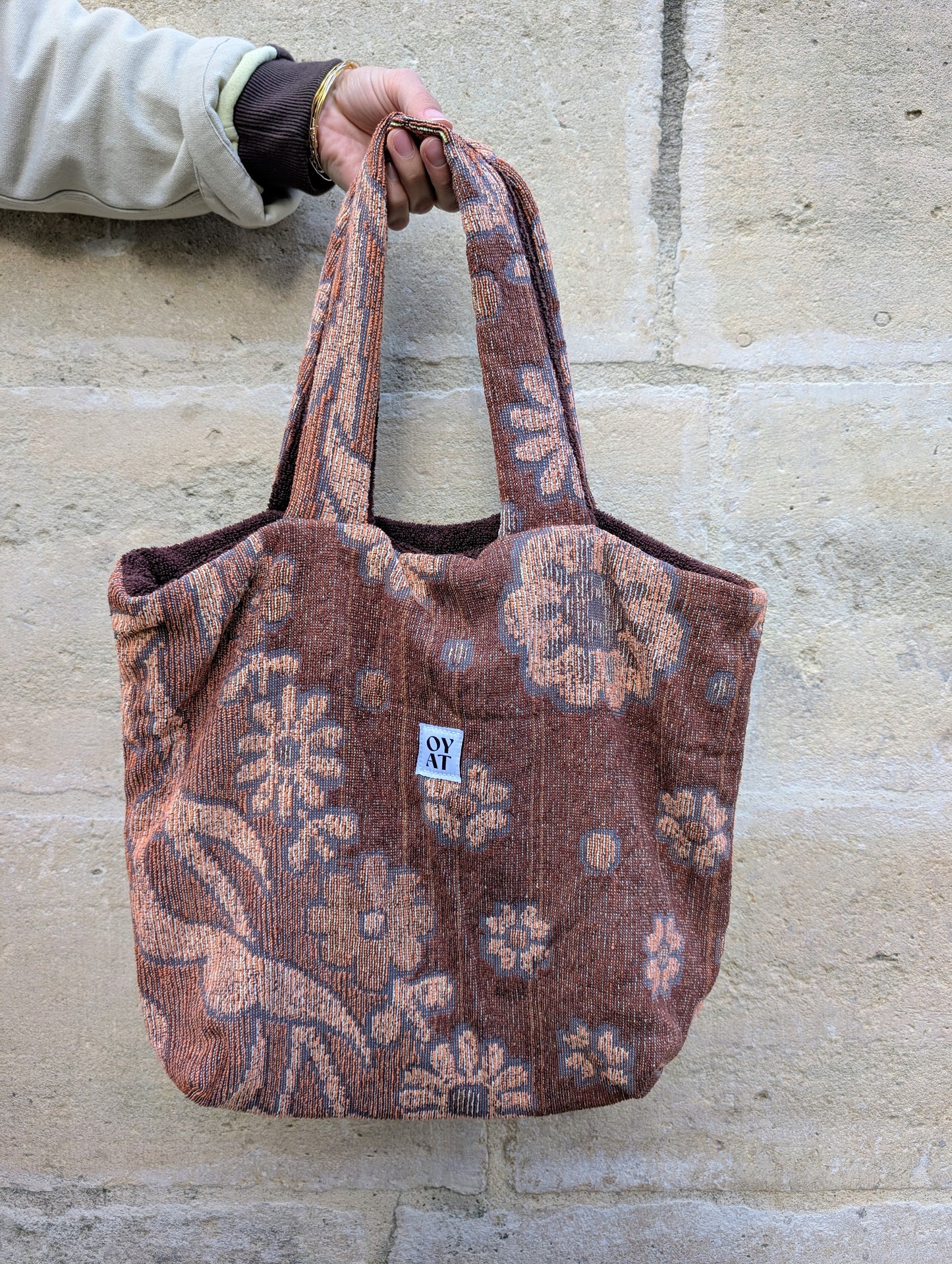 Cabas en éponge vintage