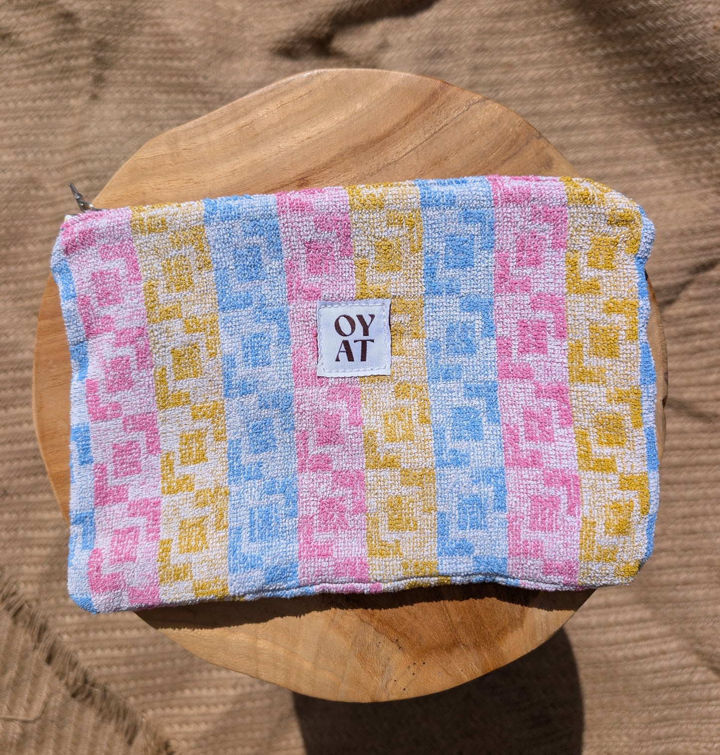 Pochette en éponge vintage
