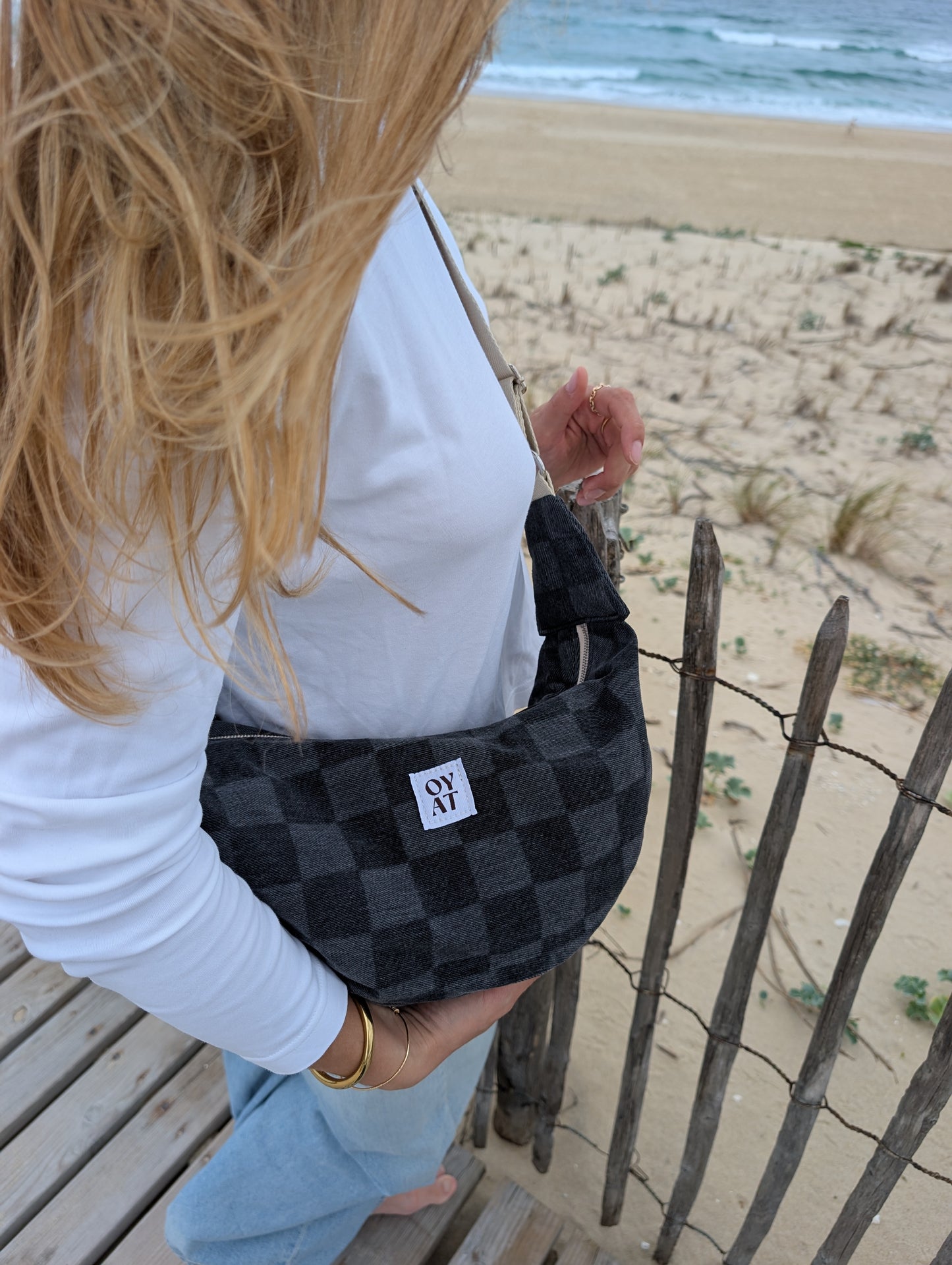 Cross bag Damiers noir